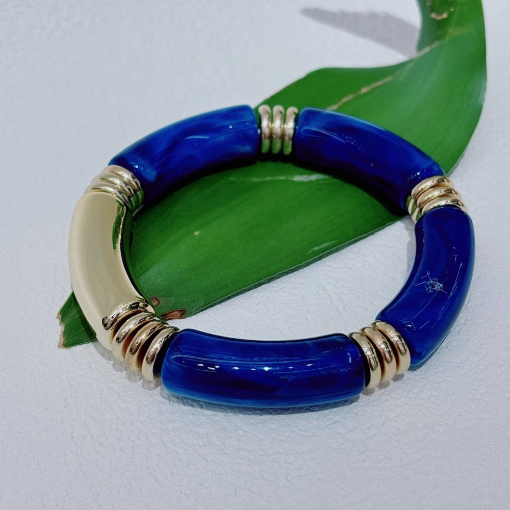 Original Candy Color Curved Tube Bracelet Mixed Wear Couple 