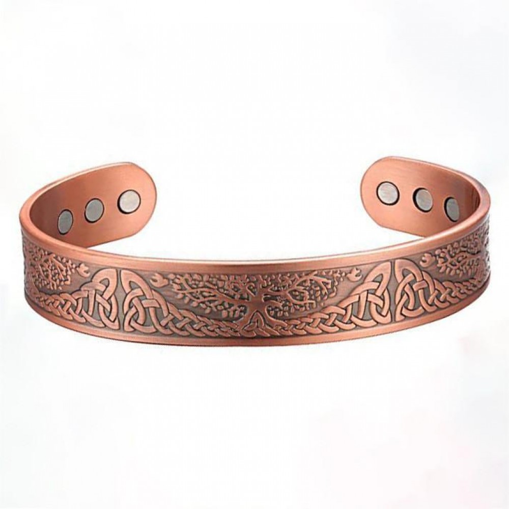 Vintage Alloy Bracelet Magnetic Therapy Hand Ring Fashion Ac